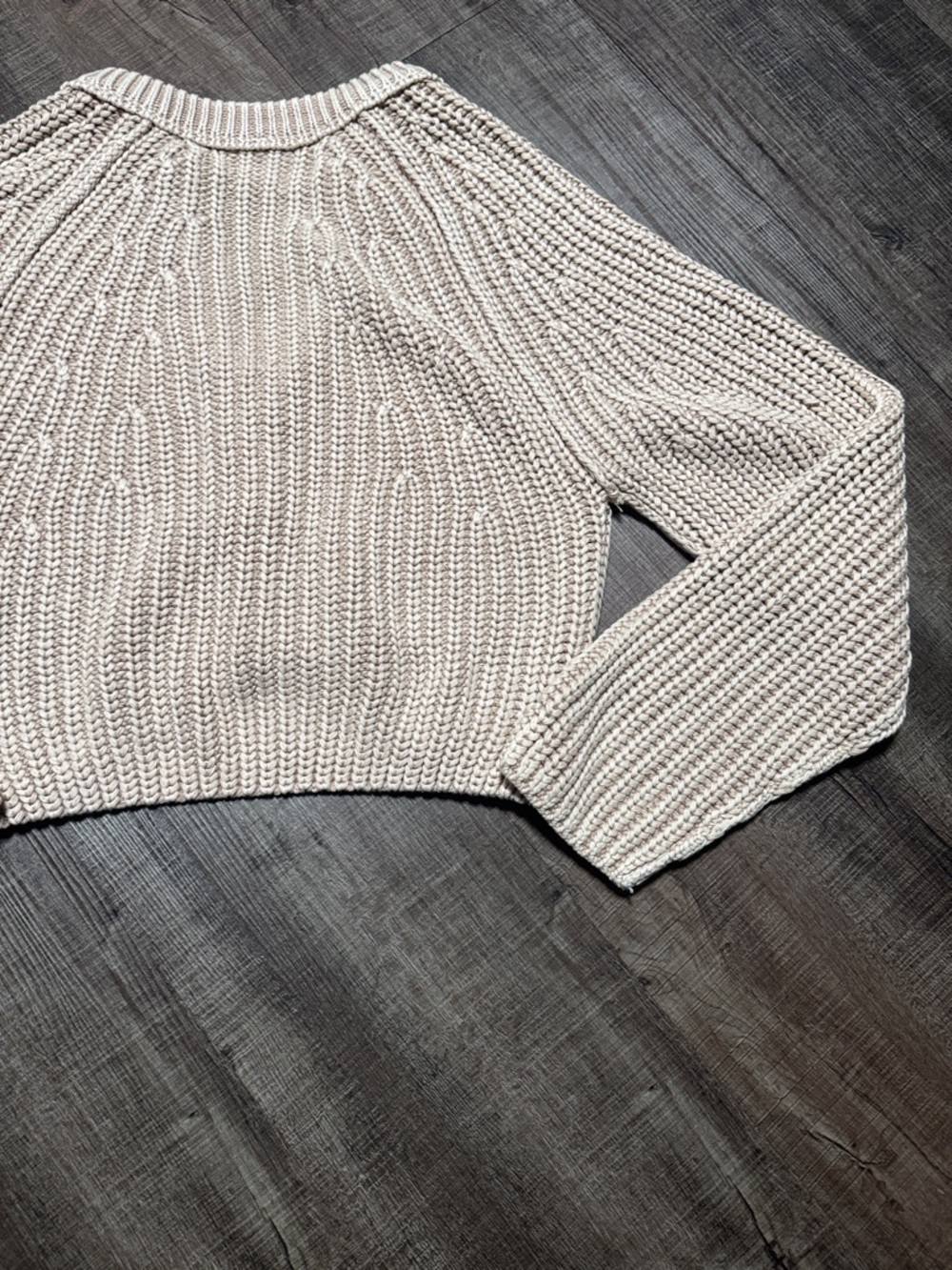 Free People Sweet Nothing Cardi Cropped Chunky Knit Cardigan - Picture 8 of 9